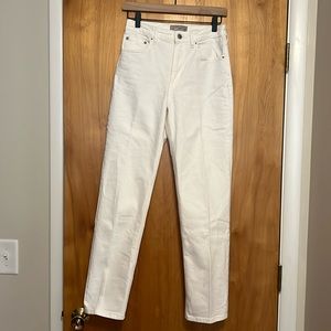 Everlane High Rise Straight Jean White Size 26